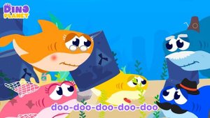 🦈Малышка Акула Ду Ду😊🎧🎶 | Лучшие песни для детей | ДИНО Хаб