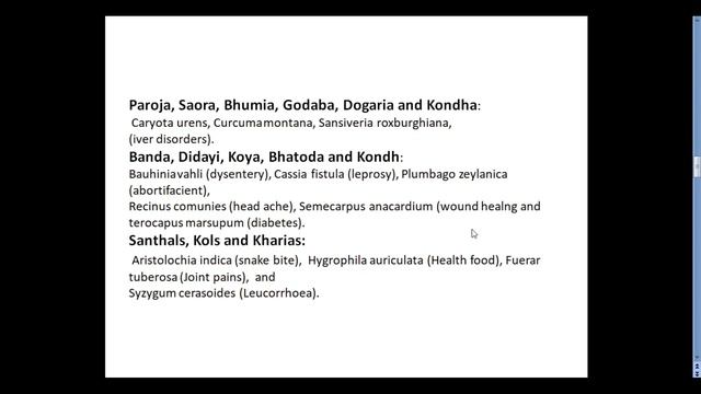 6. BSc 3/6 -Ethno Botany & Medicinal Botany- Unit 2 - Medico-Ethanobotanical Sources in India