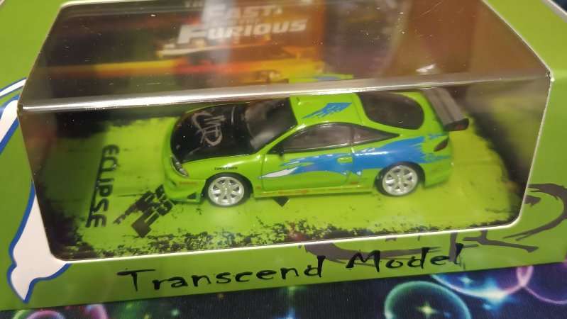 Trancend Model 1:64 Mitsubishi Eclipse Fast and Furious 1