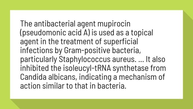 Does mupirocin treat fungus? смотреть онлайн