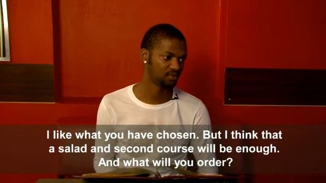 Урок 6 Ресторан ч.2 (eng. subtitles) смотреть онлайн