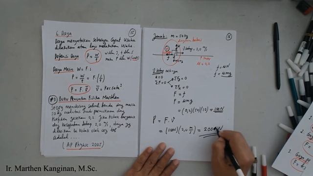 Energi dan Usaha Part 2 Fisika Kelas 10 Bersama marthen Kanginan смотреть онлайн
