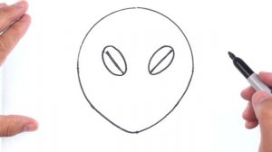 How to Draw Emoijs - Alien Emoji - Step by Step for Beginners | BP