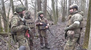 Бойцы бригады "Ветераны" добровольческого корпуса сражаются в Курском приграничье