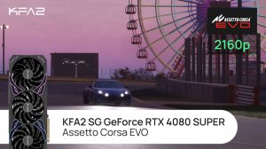 KFA2 SG GeForce RTX 4080 SUPER Black | Assetto Corsa EVO | 2160p (4K)  разрешение