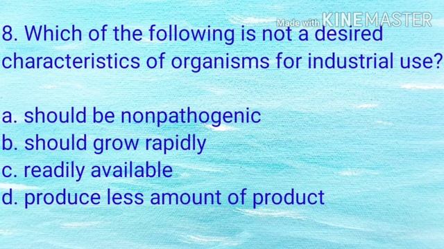 INDUSTRIAL MICROBIOLOGY||Important MCQ||Part 1 смотреть онлайн