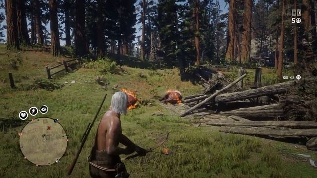 FIRE ARROWS VS GRIZZLY BEARS!!! - Red Dead Redemption 2 Online смотреть онлайн