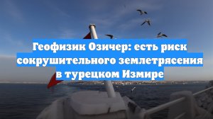 Геофизик Озичер: есть риск сокрушительного землетрясения в турецком Измире