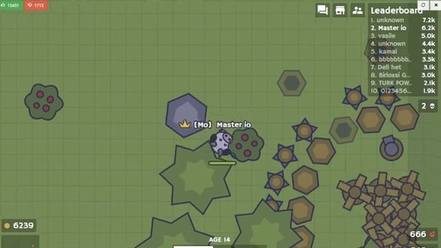 Как быстро дойти до Самурайской шапки. MooMoo.io смотреть онлайн