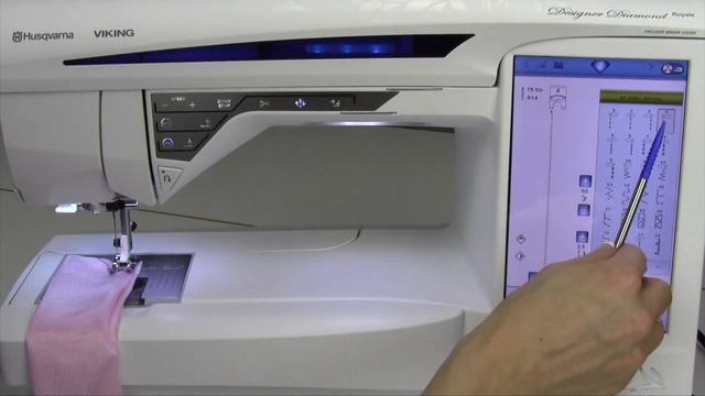 Husqvarna Viking Designer Diamond 39 Stretch Stitch смотреть онлайн