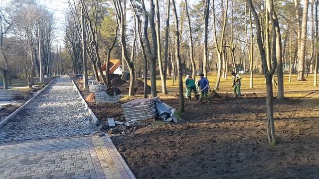 Газоны в парке Пуща-Водица