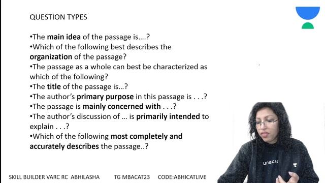 Main Idea, Theme, Title, Purpose Questions | MBA Skill Builder | VARC Ep-3 | MBA 2023 | CAT Exam