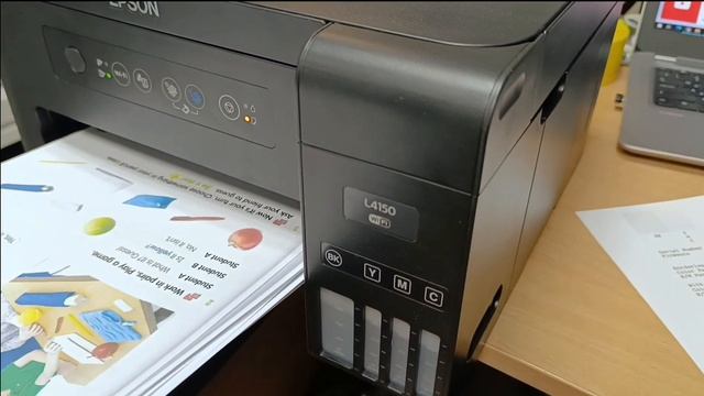 Epson l4150 тонкости с обслуживанием, какие бывают проблемы и по нужде, обговорим его механику и... смотреть онлайн