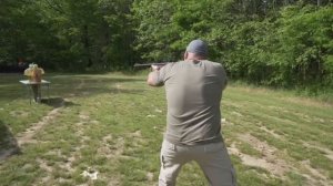 Стрельба калибром "4 BORE" по манекену из Баллистического геля с имитацией внутренних органов