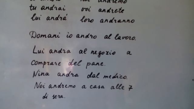Итальянский язык.Futuro semplice.Глагол andare