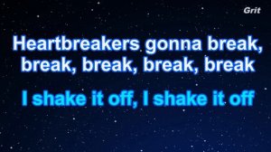 Shake It Off - Taylor Swift  Karaoke【With Guide Melody】