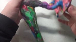 как слепить огромного тирекса/из пластилина