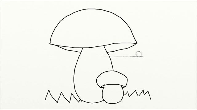 How to Draw a Mushroom. Mushrooms Drawing Step by Step смотреть онлайн