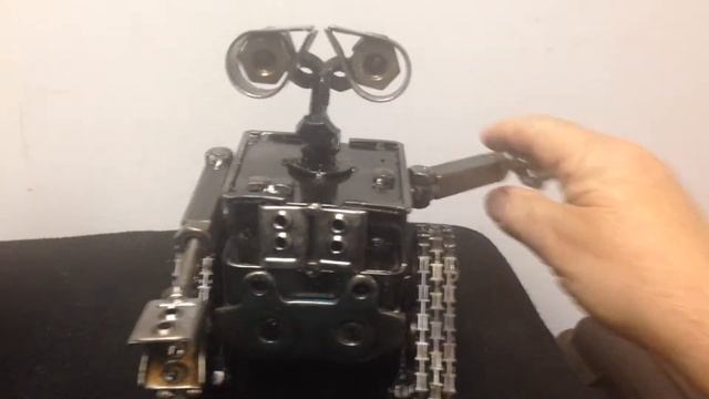 Frank Paris Shortcircuit Johnny 5 and Wall-E Robot Sculptures Additions To My Collection