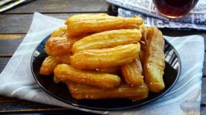 Близкие "родственники" пончиков. Чуррос в сахарном сиропе