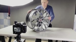 Предметная видеосъемка автомобильные диски - Вackstage