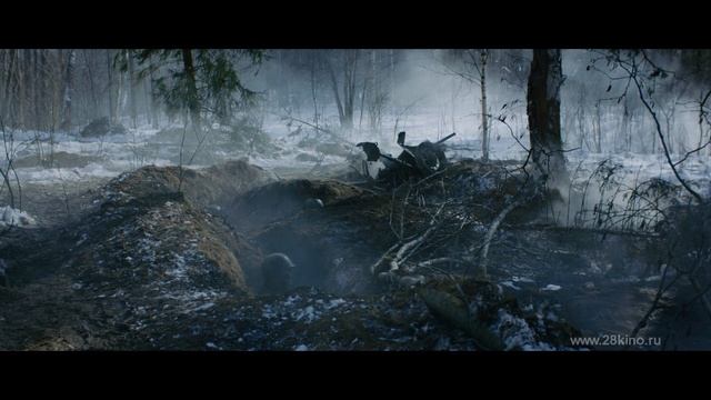 Фильм "28 Панфиловцев"/Panfilov's 28 men. Пушки 4-й роты. (отрывок из фильма) смотреть онлайн