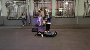 Нервы - Этому городу - Nervy - #кавер песни спела Анастасия Садковская на улице Рождественка #Mosco
