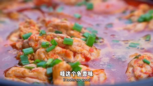 小雨今天做豬腦花，一做一大盆，滑嫩鲜香，香辣过瘾【市民朱小雨】