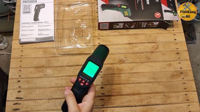 Infrared Thermometer Parkside PTIA 1 -50 ° C / + 380 ° C TEST and Review