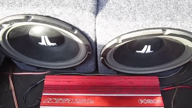 12 inch JL AUDIO W6 ORION HCCA 250 смотреть онлайн