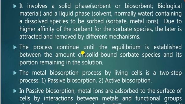 Heavy metal bioremediation смотреть онлайн