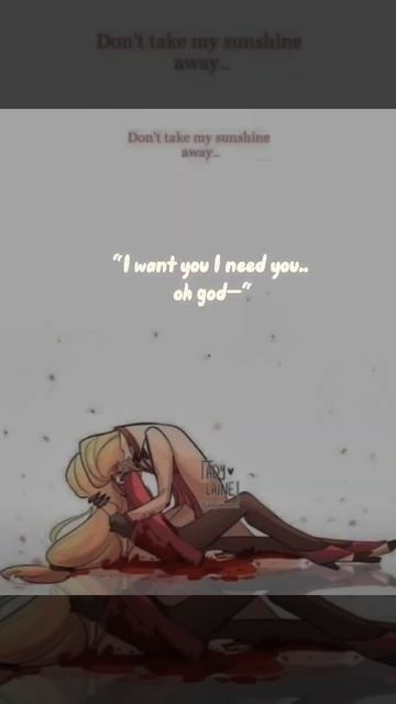 I’m crying 😭#hazbinhotel #charliemorningstar #lucifermorningstar #edit #sad 😭what have I created?!