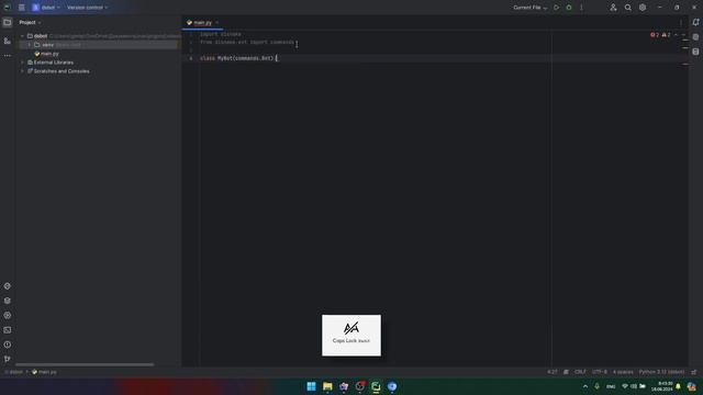 #1 | Пишем DISCORD бота с помощью PYTHON и DISNAKE | Создаём бота смотреть онлайн