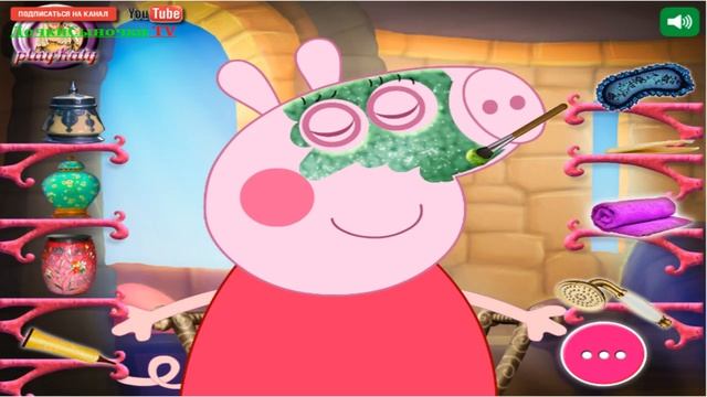 Свинка Пеппа Макияж все серии подряд игр мультфильма Свинка Пеппа ДочкиСыночки TV смотреть онлайн