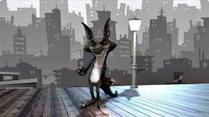 Поющий Волк - он же любитель поэзии читает стихотворение -"Бетонная коробка"