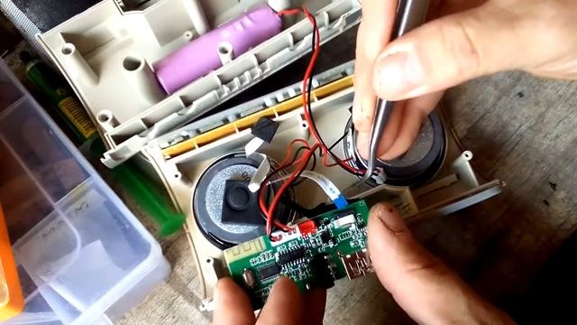 JBL carge-2 меняем гнездо зарядки.