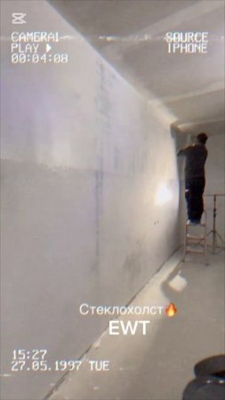 Отделка  Стен стеклохолстом  EWT