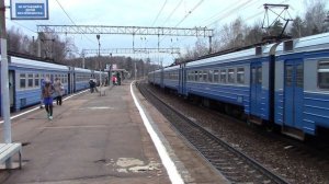 ЭД4М-0262 и ЭД4М-0245, платформа Челюскинская