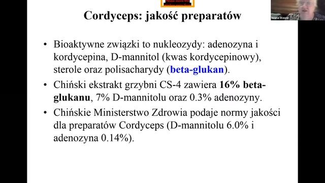 Kordyceps - wywiad z Profesor Wawer