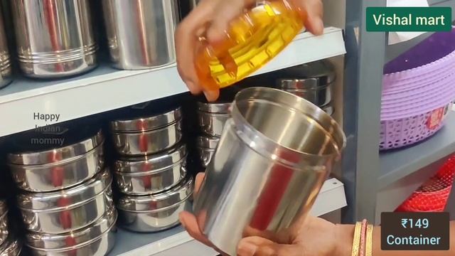Dmart new variety kitchen-ware, cheap nonstick cookware, useful storage containers & organisers