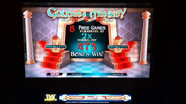 Golden Monkey Free Spin Bonus Game