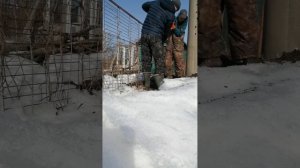 бурение Лунок по мерзлому грунту 150 и 1300 глубина