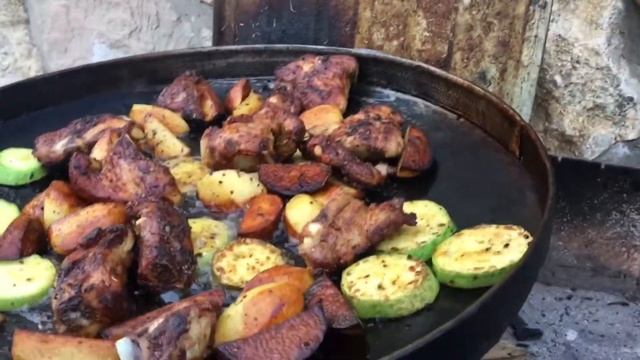 Садж, пательння , борона Картопля по мисливськи смотреть онлайн