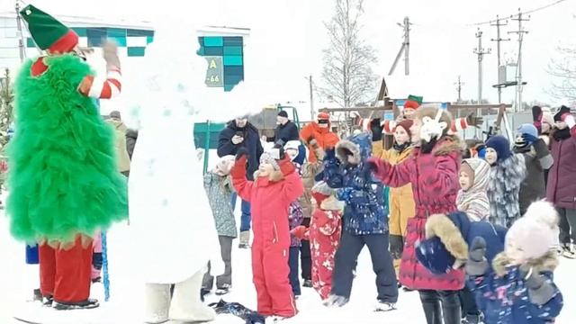 Новый год в поселке Дольче Вита Грин Таун Групп