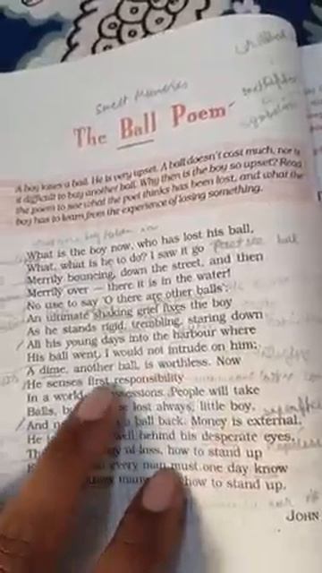THE BALL POEM IN 1 MINUTE || CLASS 10TH ENGLISH || SEBA || CBSE смотреть онлайн