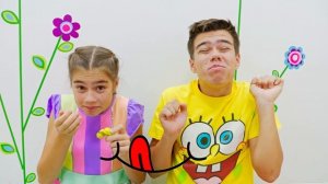 Настя  Артём  и Мия - история про двух пупсиков