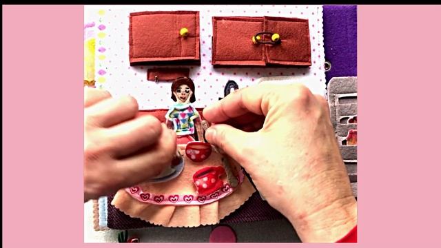 кукольный домик из фетра