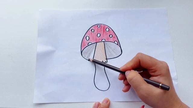 DRAW MUSHROOMS // САҢЫРАУҚҰЛАҚ СУРЕТІ// РИСУЕМ ГРИБЫ #drawing смотреть онлайн