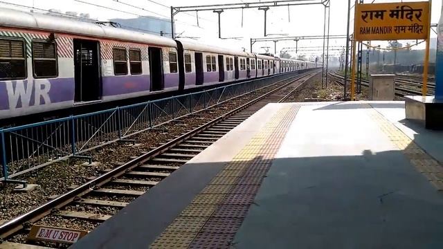 Which Local Train is Best ? | Bombardier EMU Vs Siemens EMU Crossing Ram Mandir Station