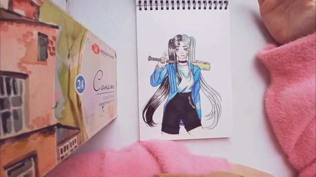 ОБЗОР СКЕТЧБУКА( за июль-август 2022 года) смотреть онлайн